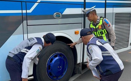 Polres Mojokerto Kota Pastikan Angkutan Umum Penuhi Standar Keselamatan
