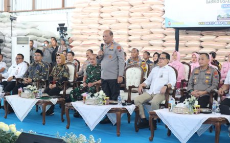 Presiden RI Tandai Beroperasinya Gudang Jagung Polda Jatim