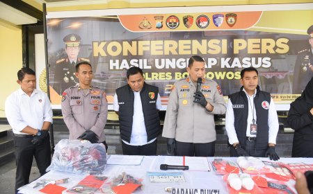 Tiga Tersangka Curanmor Tak Berkutik Saat Diamankan Polres Bondowoso