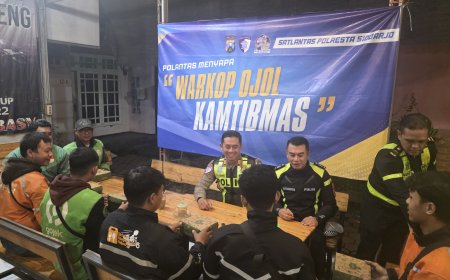Polresta Sidoarjo Ajak Ojol Perkuat Stabilitas Kamtibmas