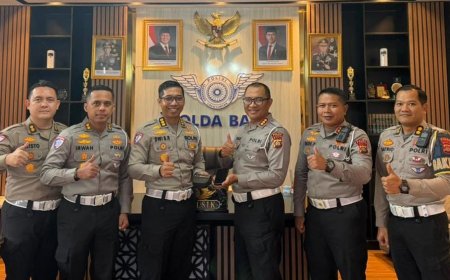 Korlantas Polri Dorong Transformasi Digital, ETLE Mobile Disalurkan ke Polda Bali