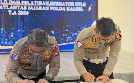 ETLE Mobile Handheld Diterjunkan di Polda Kalimantan Selatan, Korlantas Polri Dorong Penegakan Hukum Modern