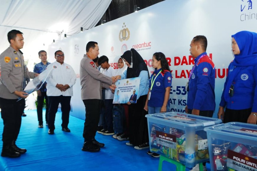 Di HUT KSPSI ke-53, Kapolri Ajak Buruh Perkuat Kolaborasi