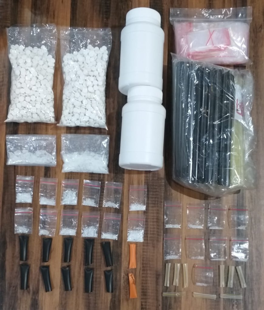 Dua Tersangka Peredaran Pil LL dan Sabu Diringkus