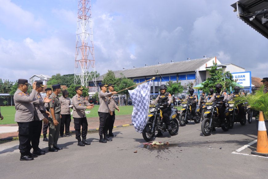 Komitmen Ramadan Aman, Polres Madiun Launching Patroli SIKAT