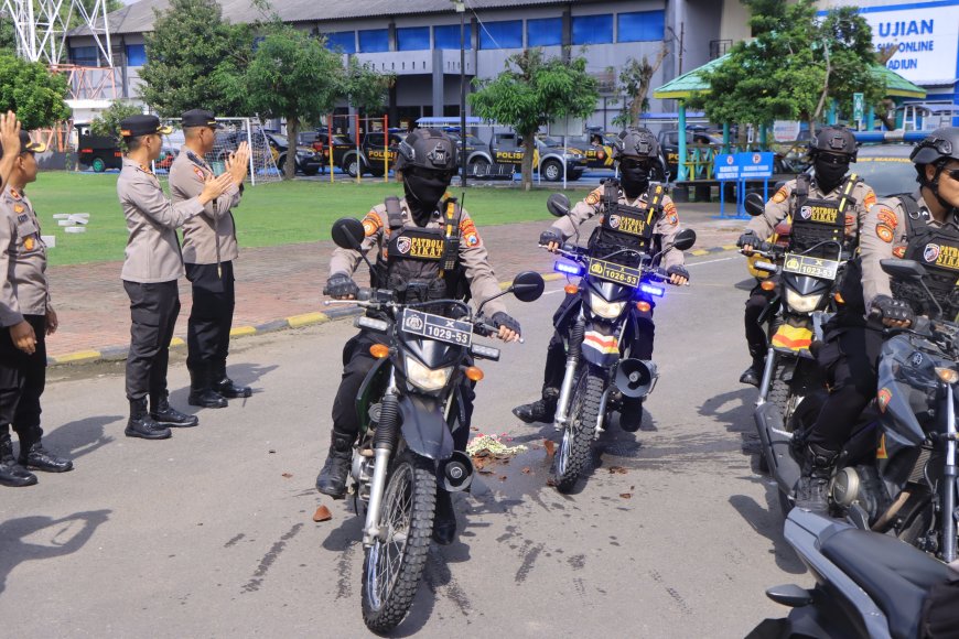 Patroli SIKAT Dilaunching Polres Madiun Demi Harkamtibmas