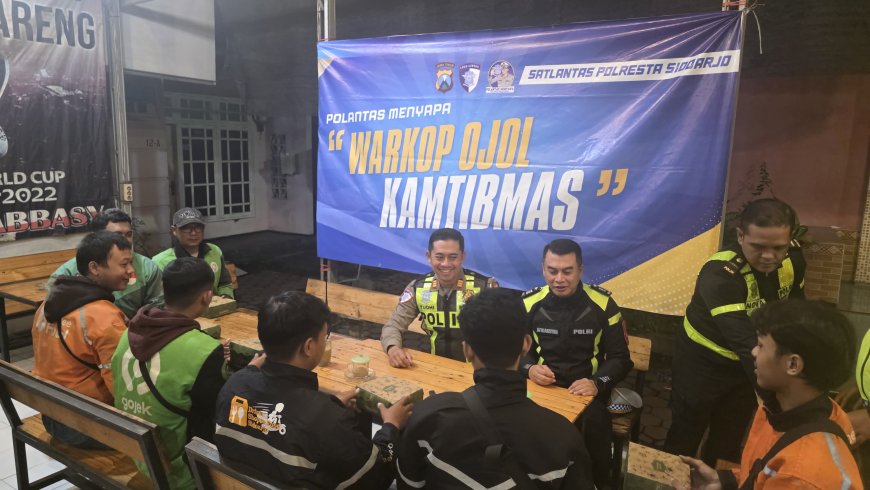 Polresta Sidoarjo Ajak Ojol Jadi Mitra Kamtibmas
