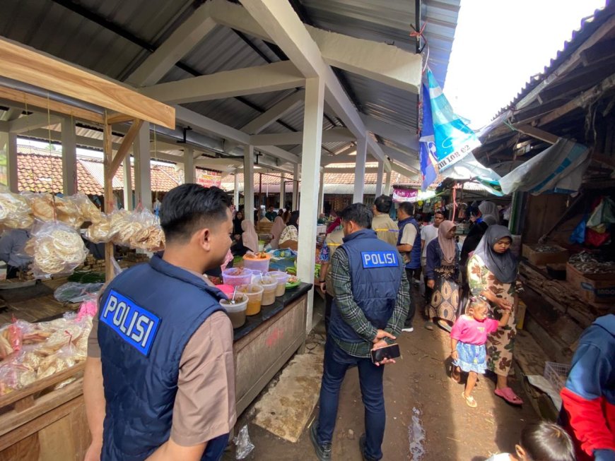 Pengawasan Pasar Ditingkatkan, Satgas Pangan Polres Lumajang Siaga Lebaran