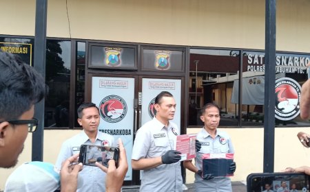 Peredaran Sabu Digagalkan, Polres Tanjungperak Bekuk 4 Pelaku