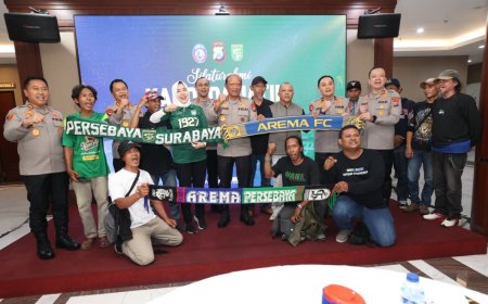Aremania dan Bonek Sepakat Damai, Difasilitasi Kapolda Jatim