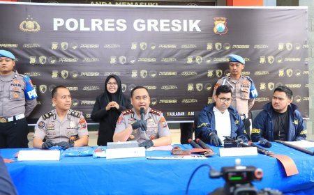 Komplotan Pencuri Kabel PLN Diamankan, Polres Gresik Tegaskan Penindakan