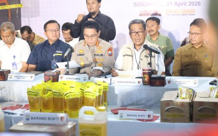 MinyaKita Ilegal Diproduksi, Polisi Amankan Tersangka
