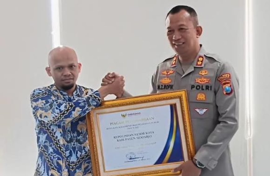 Ombudsman RI Beri Pengakuan atas Pelayanan Prima Polresta Sidoarjo