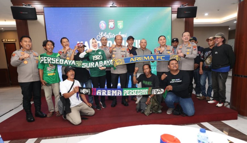 Satukan Aremania dan Bonek, Kapolda Jatim Tegaskan Rivalitas Sehat