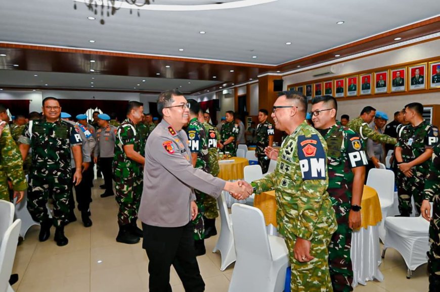 POM TNI dan Propam Polri Perkuat Soliditas Lewat Coffee Morning dan Halal Bihalal