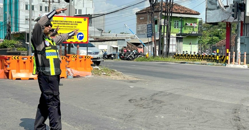 Jembatan Dibongkar, Polres Pasuruan Kota Siapkan Pengalihan Arus