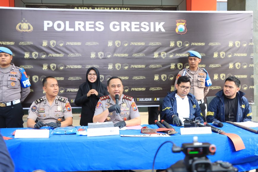 Komplotan Pencuri Kabel PLN Diamankan, Polres Gresik Tegaskan Penindakan