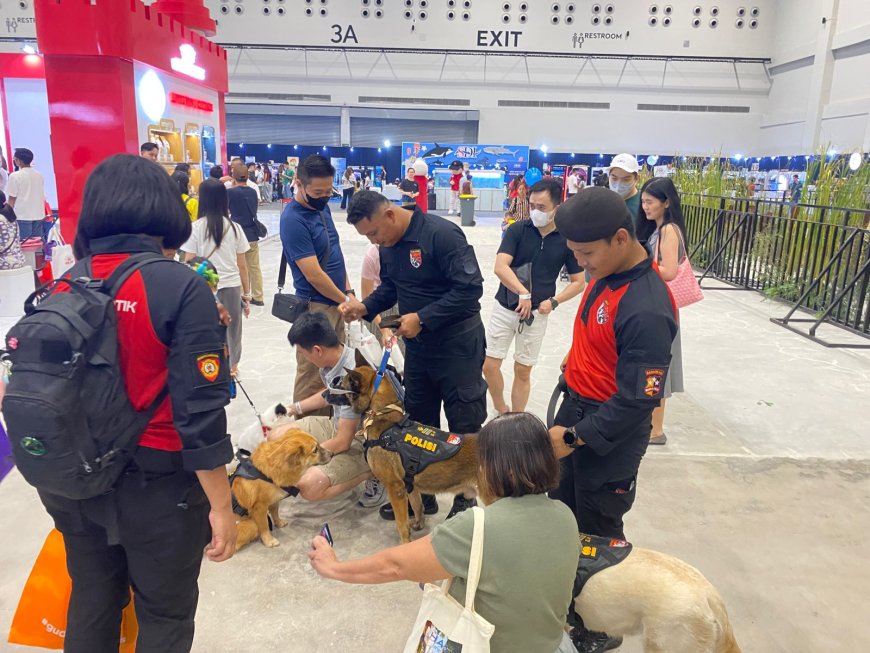 Polisi K-9 Hadirkan Edukasi Menarik di Tengah Event Pecinta Hewan