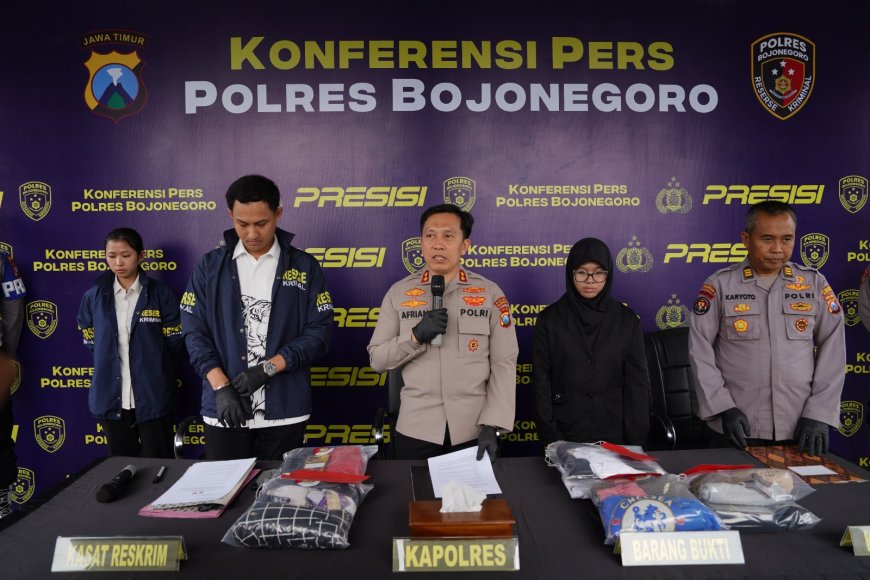 Polres Bojonegoro Bongkar Jaringan Curanmor, Dua Pelaku Diamankan