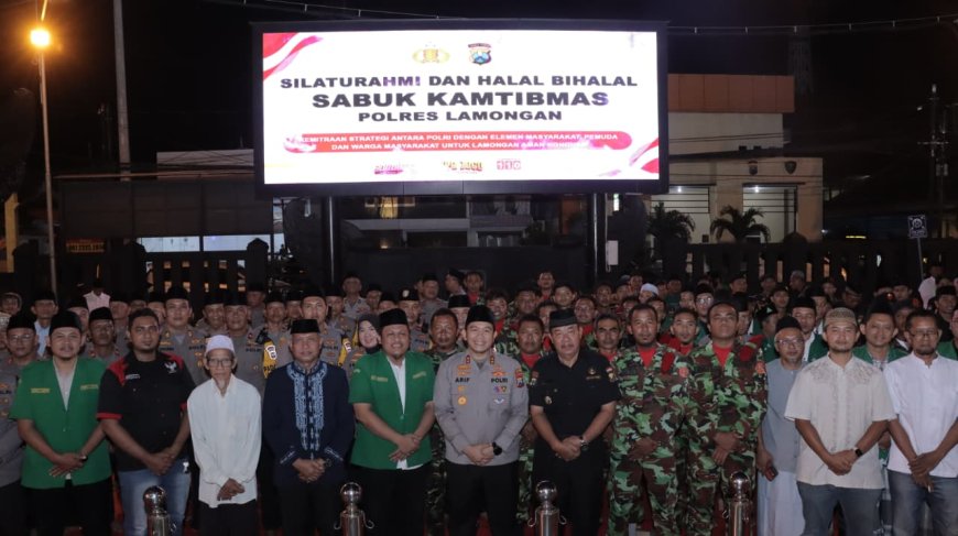 Polres Lamongan Perkuat Sinergi Dengan Masyarakat Lewat “Sabuk Kamtibmas”