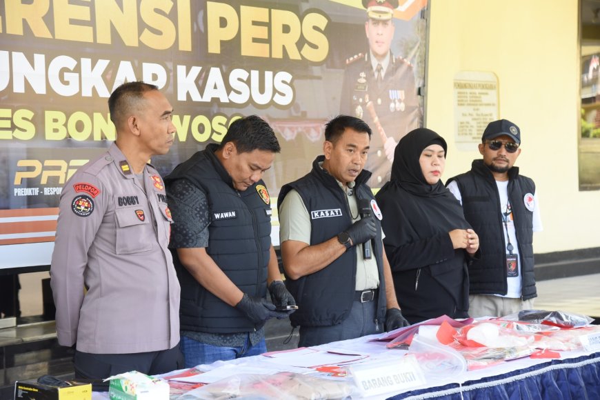 Polres Bondowoso Ungkap Jaringan Narkoba 5 Tersangka Pengedar Diamankan