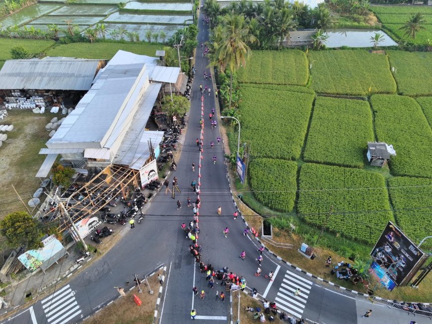 Kemala Run 2026 Semakin Aman dengan ETLE Drone Patrol