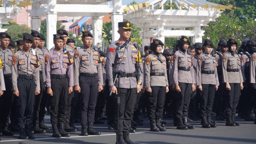 3.670 Personel Siap Amankan Aksi Buruh di Surabaya