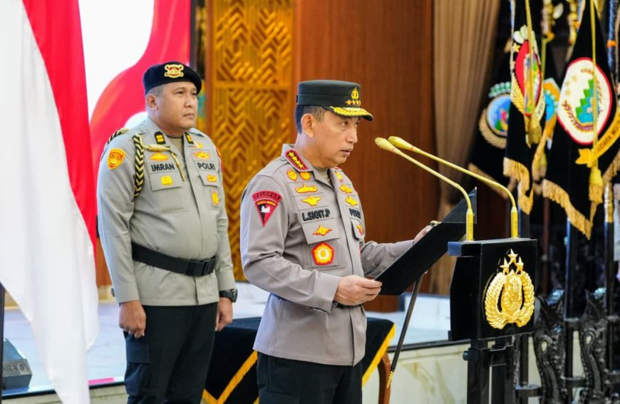 Kapolri Resmi Lantik Sejumlah PJU Mabes Polri dan Kapolda