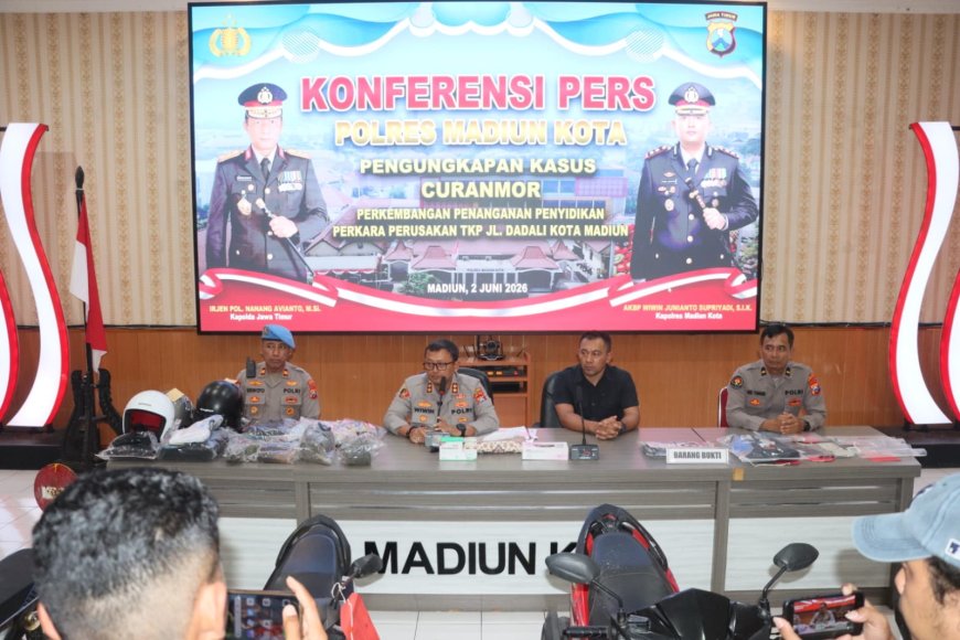 Polres Madiun Kota Hadirkan Rasa Aman melalui Penegakan Hukum